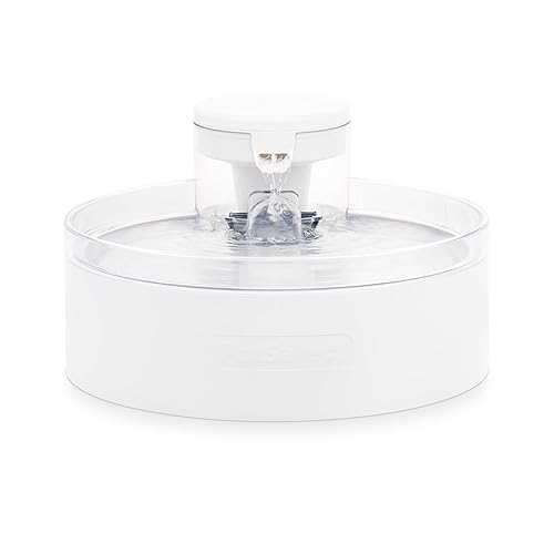 PetSafe Outlast Pet Fountain - Encourages Healthy Hydration - Pump-Free Design with HydroSpin Technology - Automatic Pet Water Bowl - Dishwasher-Safe - Long-Lasting - 128 oz - 128 oz