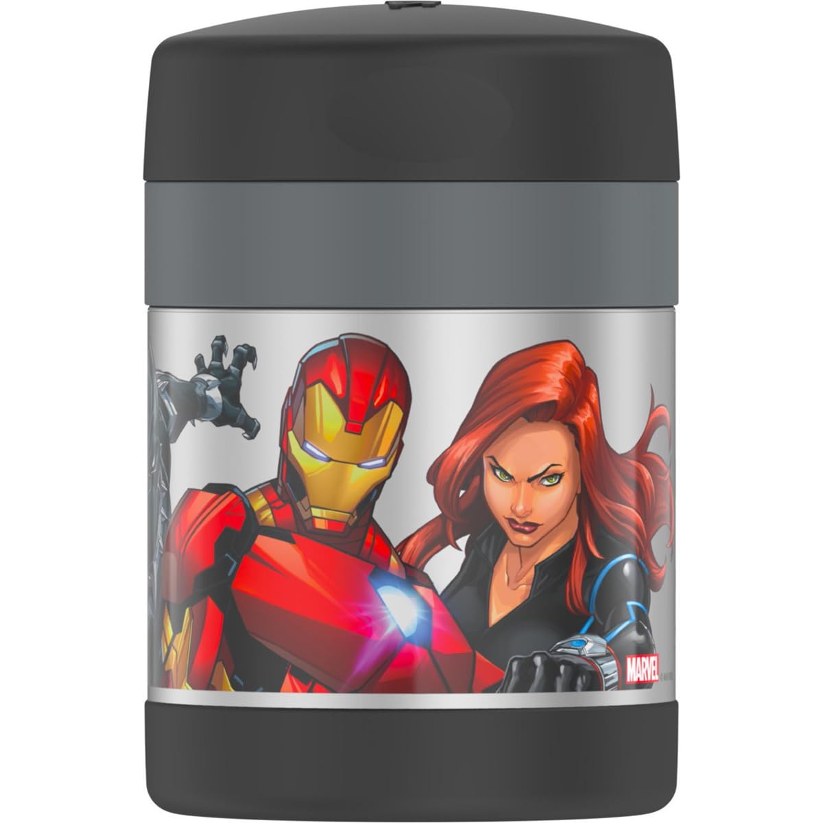 Thermos 'Funtainer Marvel' słoik na żywność z łyżeczką 16 uncji 5 godzin gorący 7 godzin zimno
