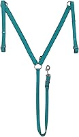 Vista 1 de Majestic Ally Collar de pecho acolchado de nailon para caballos (turquesa, completo)