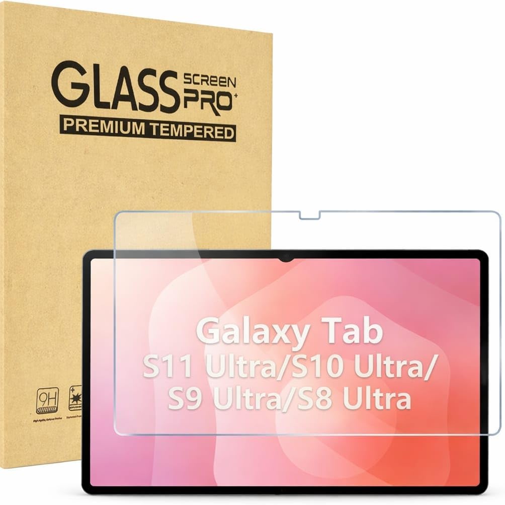 grabist Grabist Screen Protector With Samsung Galaxy Tab S11 Ultra Tab S10 Ultra Tab S9 Ultra Ta 14.6 inch Brand Name: GRABIST | Compatible Devices: Samsung Galaxy Tab S11 Ultra/Tab S10 Ultra/Tab S9 Ultra/Tab S8 Ultra | Material: Tempered Glass | Item Hardness: 9H | Item Dimensions L x W: 25L x 18W centimeters | Compatible Phone Models: Samsung Galaxy Tab S10 Ultra, Samsung Galaxy Tab S11 Ultra, Samsung
