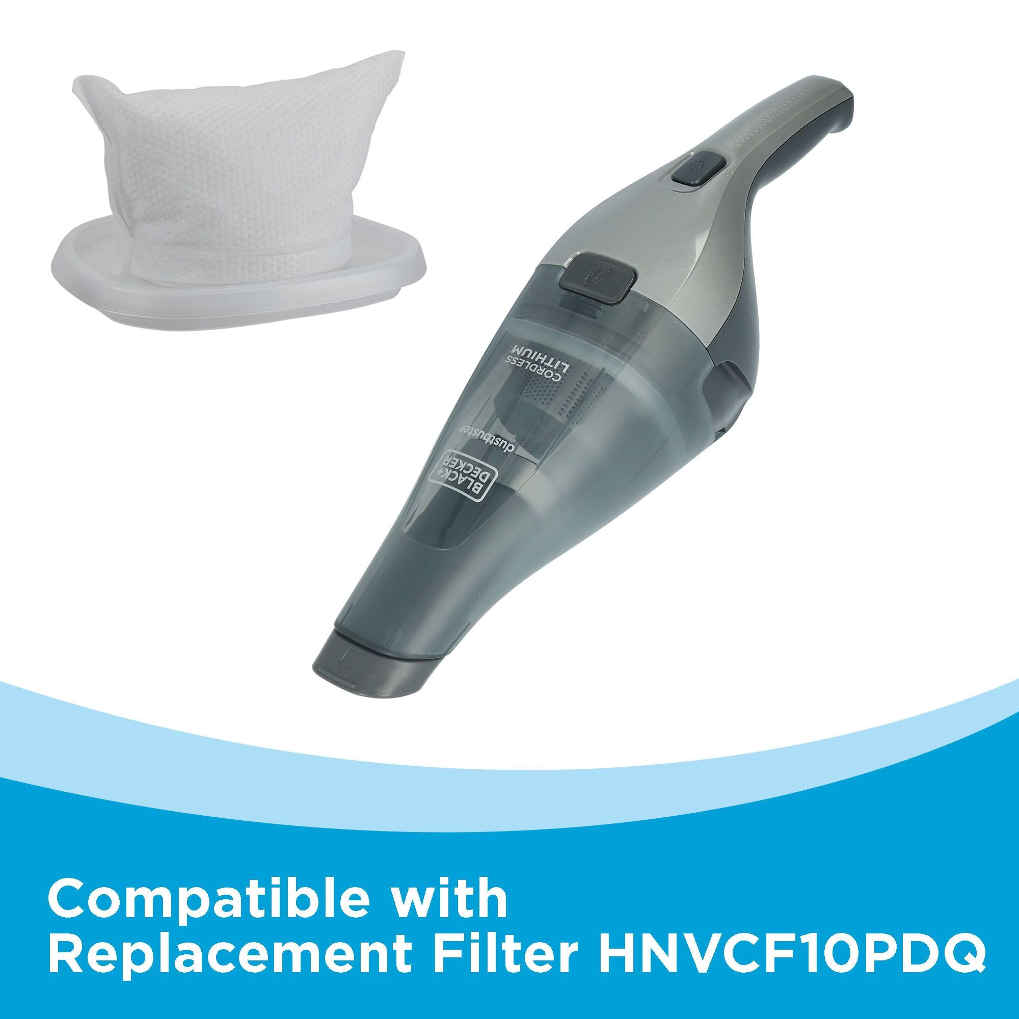 BLACK+DECKER DUSTBUSTER Hand Vacuum HNVC220BCZ01, aspirapolvere a Mano, Miscela, Grigio Scuro, Taglia unica
