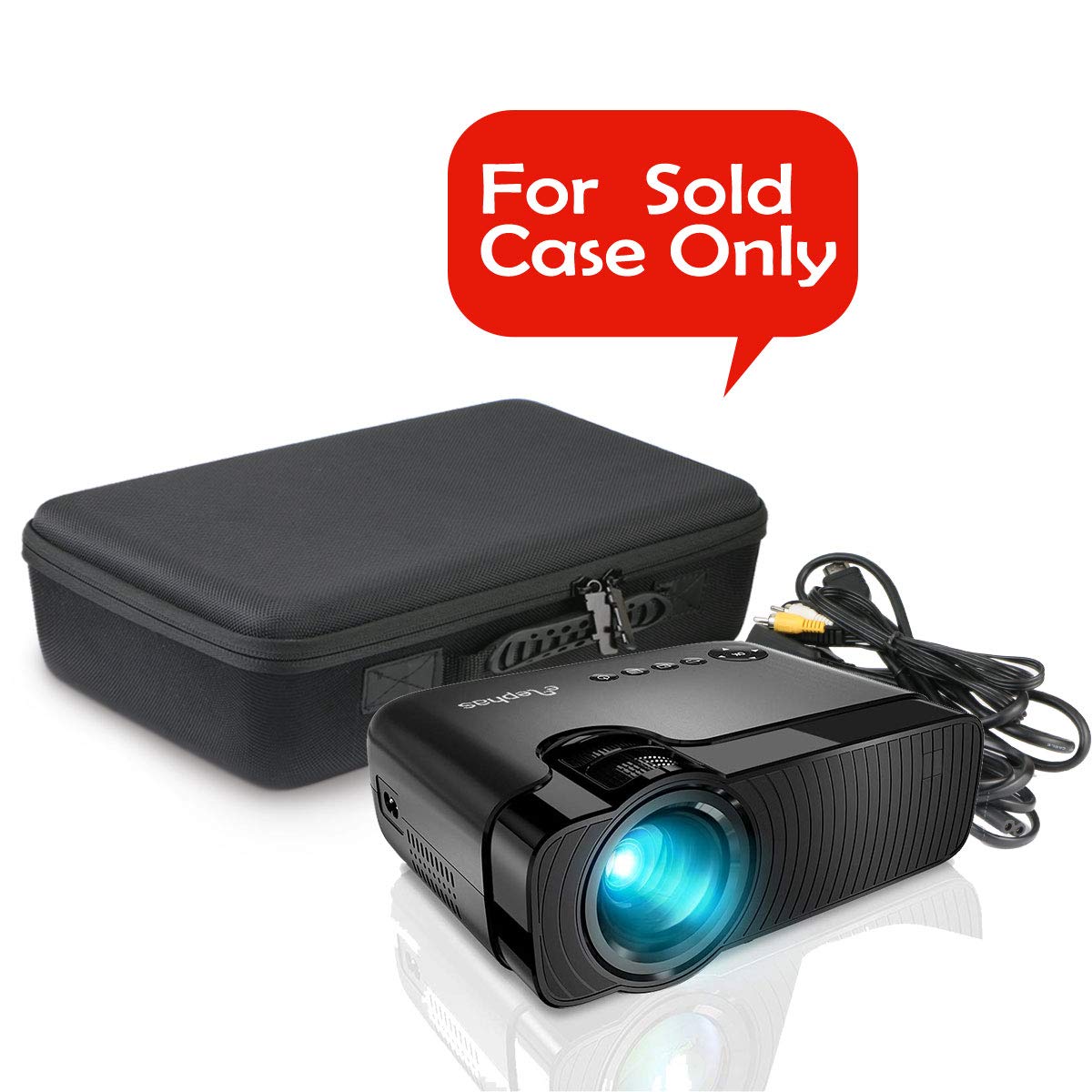 Khanka Portatile Custodia da Viaggio Borsa per ELEPHAS 1080P HD 3800 Lumen 200" Proiettore LCD (solo custodia)