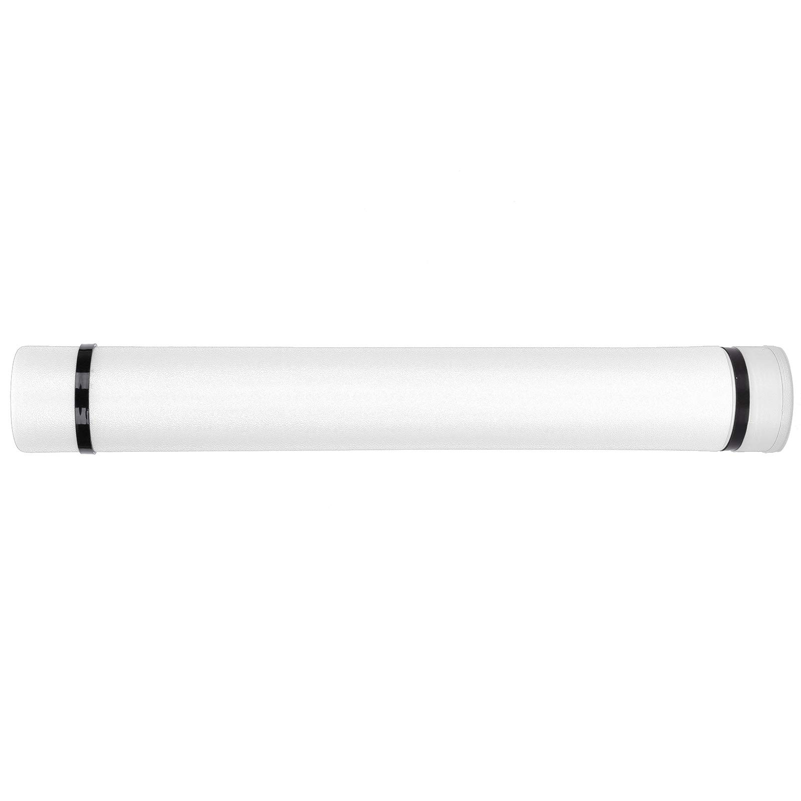 Tonysa Drawing Storage Tube, Adjustable Length Design (WHITE)
