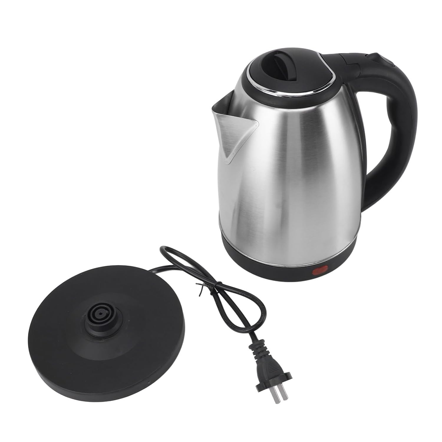 1500W Electric Kettle, 2L Stainless Steel Electric Water Kettle with Automatic Shut Off, Fast Boil Dry Leakproof Coffee Kettle for Tea (US Plug 110V)