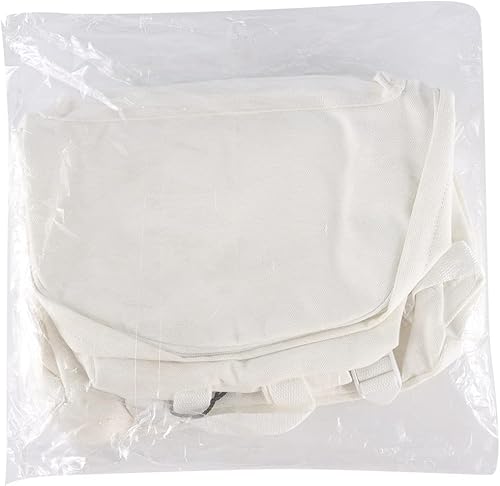 Miniatura 9 de Zicac Mochila de lona unisex DIY Mochila de mochila (gris, con bolsillo lateral), Blanco, Mochilas Daypack