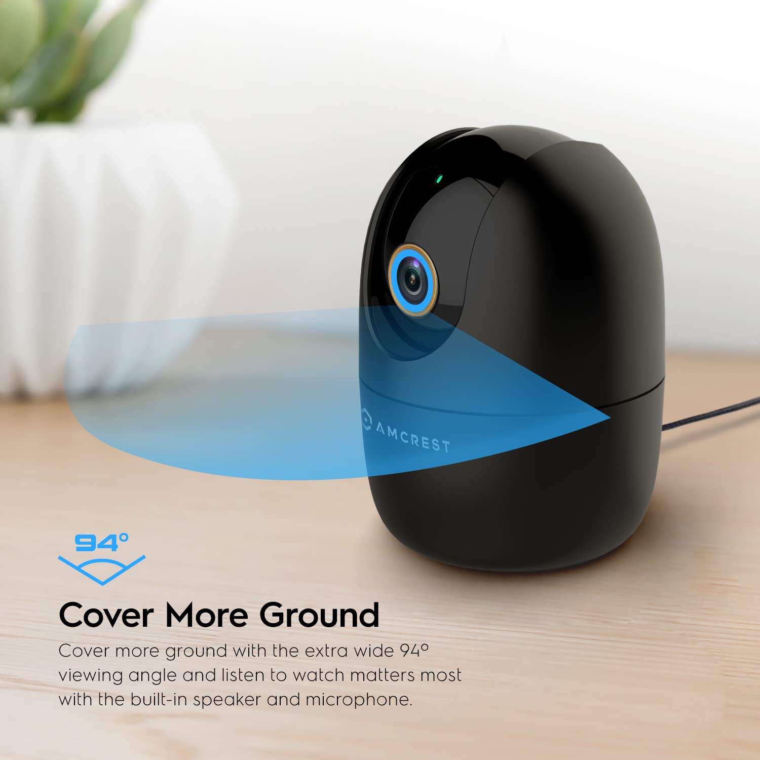 GENBOLT Telecamera Di Sicurezza Wi-Fi Per Interni, 360 ° Doppio Lente - Foto 7