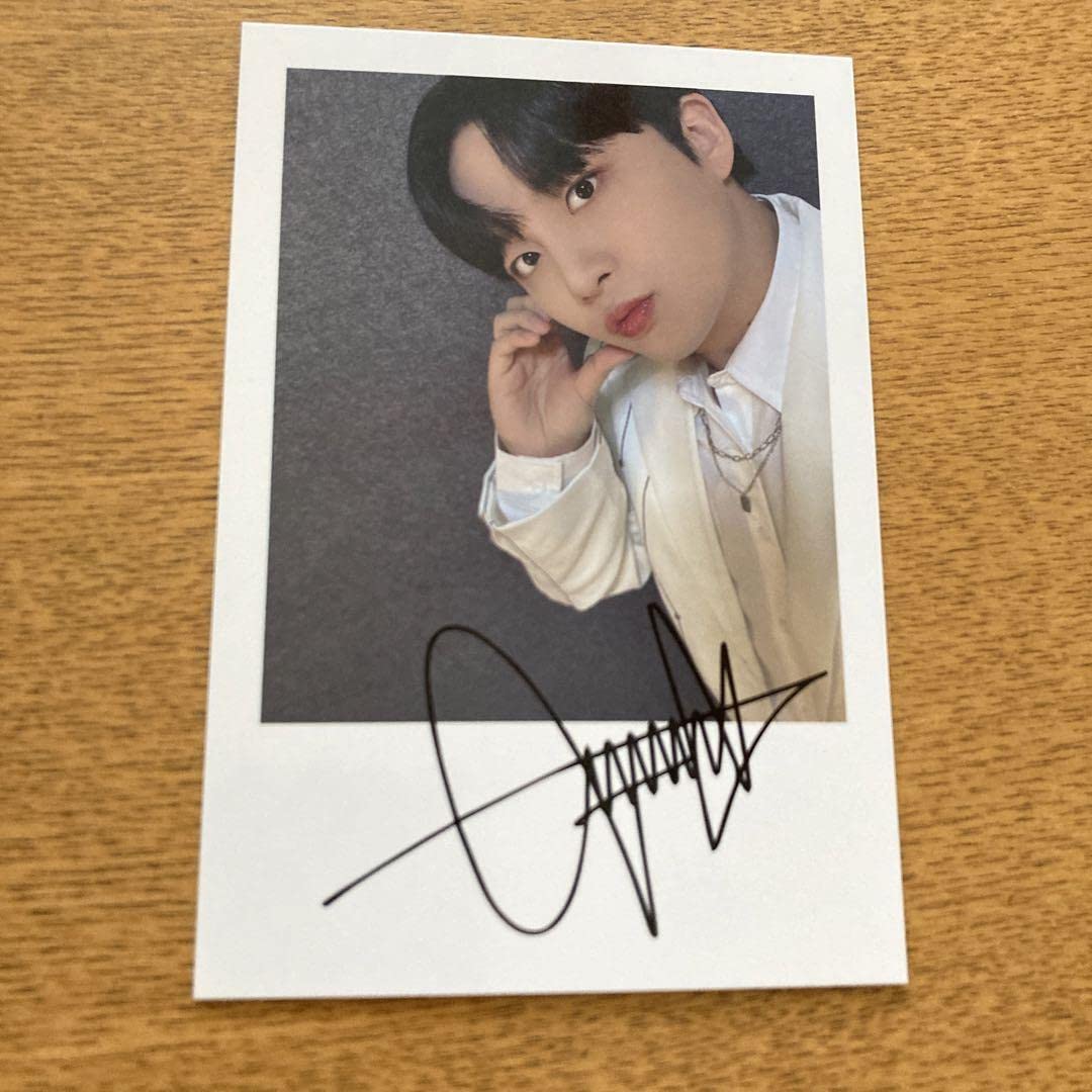 ATEEZ ジョンホ サイン入りポラロイド