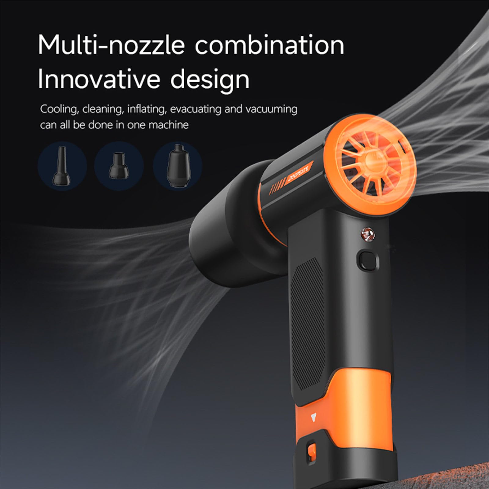 Ventilatore a batteria Ventilatore leggero Ventilatore portatile Motore 8000mAh Per Le Donne Uomini Pulizia del Computer Alimentazione Esterna Casa Elettrica