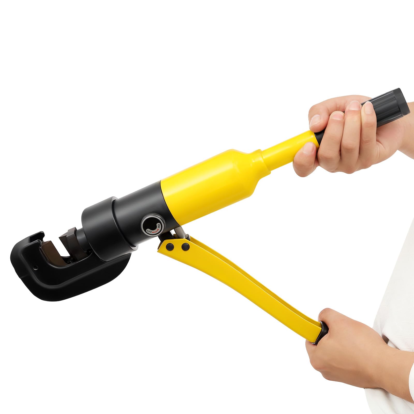 13 Ton Hydraulic Bolt Cutter Large Hydraulic Bolt Cutter 4-22 mm Hydraulic Reinforcement Cutter Hydraulic Rebar Bolt Cutter Mild Steel Cutter with Tool Box