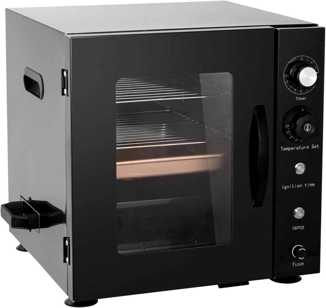 Hakka Electric Indoor Smoker, 30-110℃ Smoke Oven 2 Layer for BBQ Grill Indoor Home Use Countertop Smoker for Cooking Pastrami, Smoked Sausage, Bacon, Chicken, Pork (DSH-S10E)