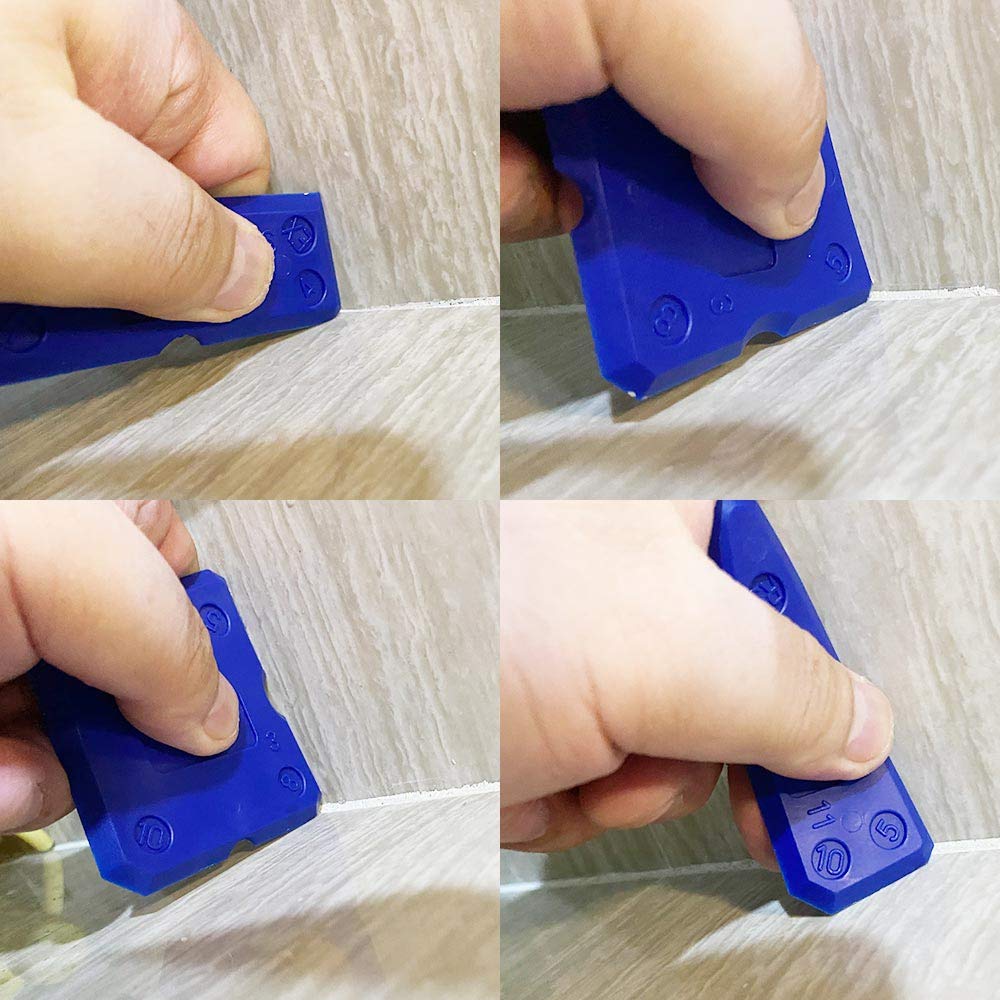 Strumento Calafataggio 5-in-1 - Per Rimuovere E Applicare Silicone, Con 6 Cuscinetti Intercambiabili, Spatola E Raschietto - Foto 3