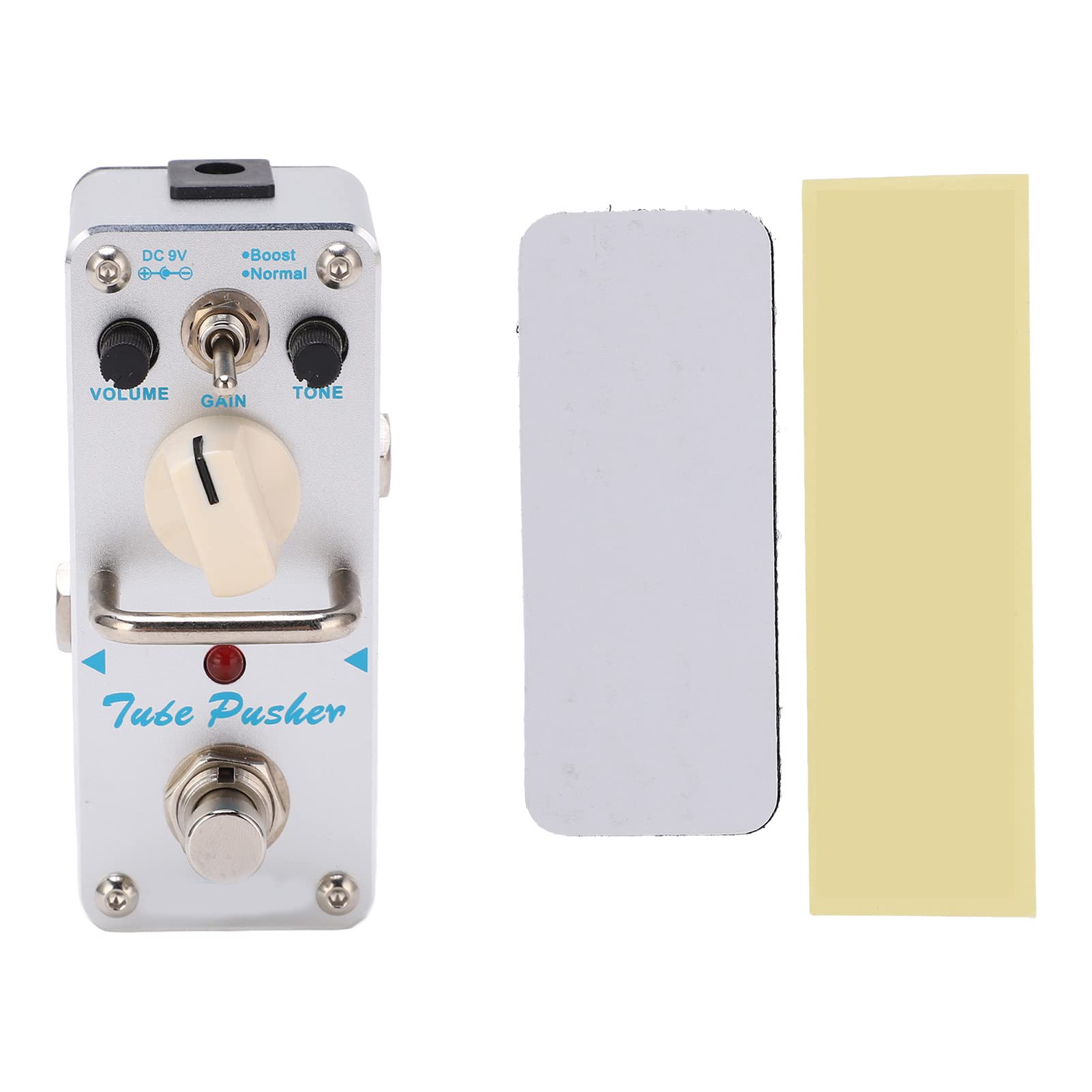 Bnineteenteam Pedale Effetti per Chitarra, Pedale Effetto Analogico Overdrive in Metallo con modalità Boost, Perfetto per Chitarristi Elettrici e Musicisti Rock