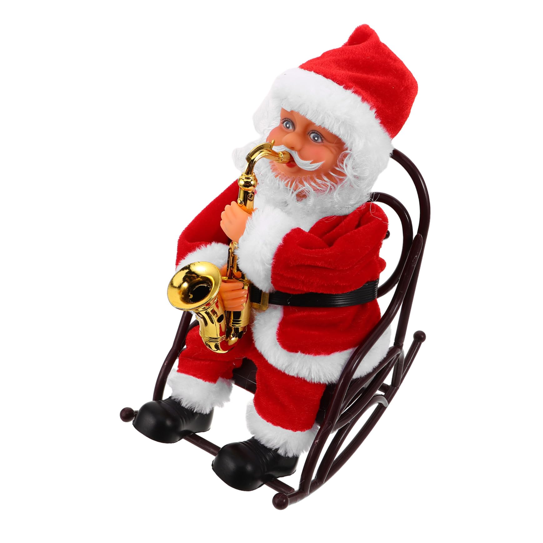 GALPADA Papá Noel para Juguete De Dibujos Animados Juguete Eléctrico Adorno Navideño Muñeco De