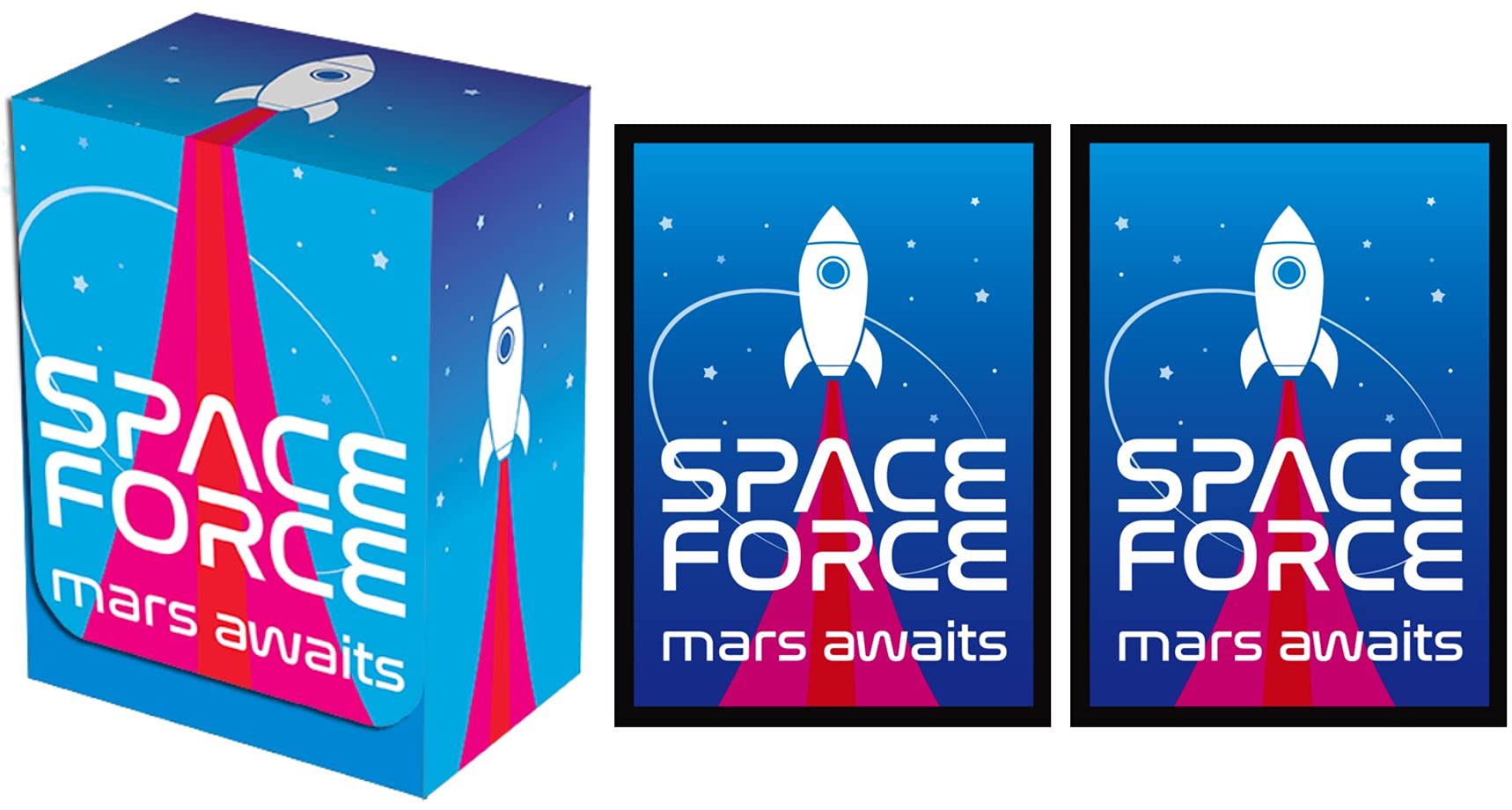 Legion Supplies Deck Box and 100 Space Force Deck Protector Sleeves