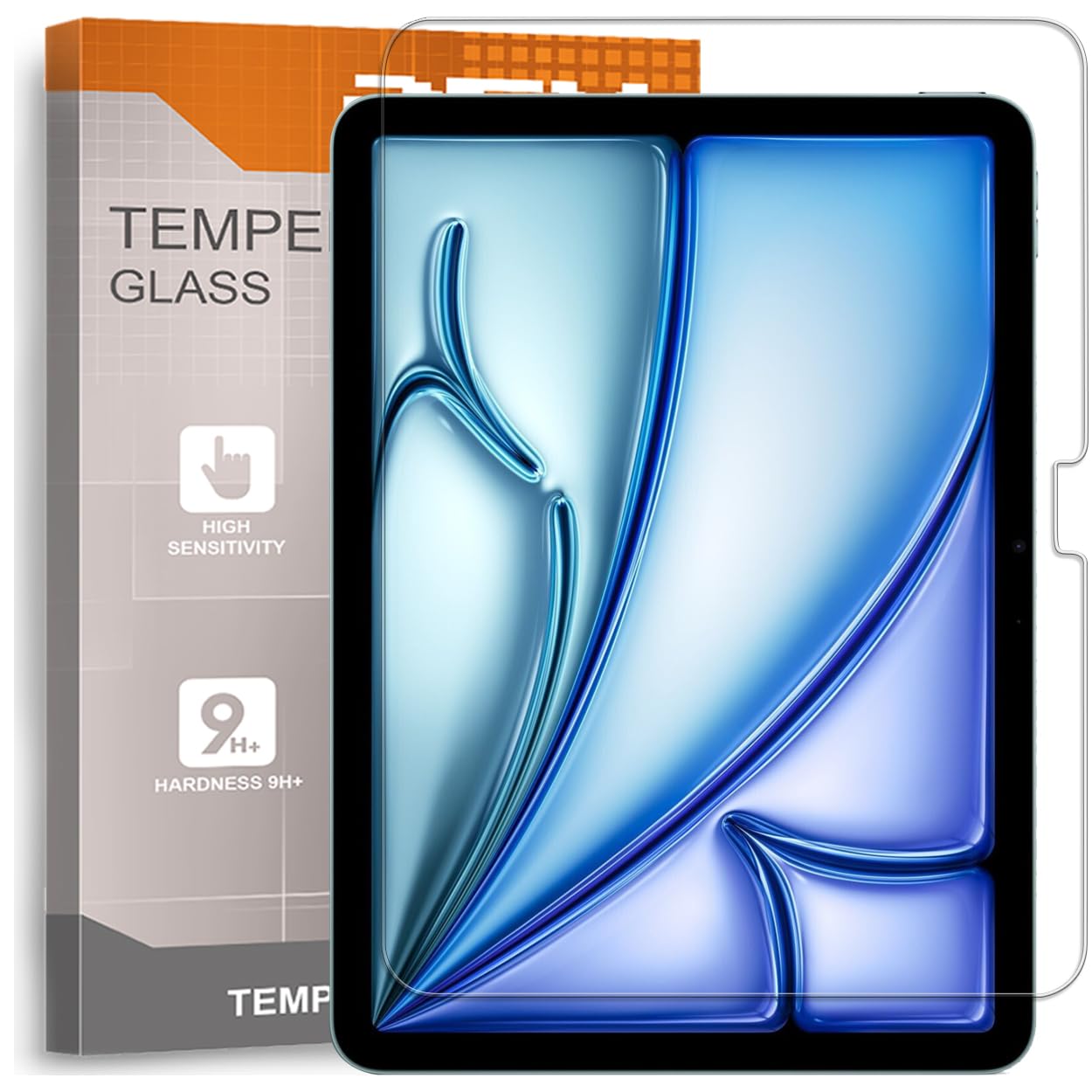 Oraniacza Ekranu do IPAD AIR 11" (M2) 2024 - IPAD AIR 11" (M3) 2025, szkło hartowane folia ochronna
