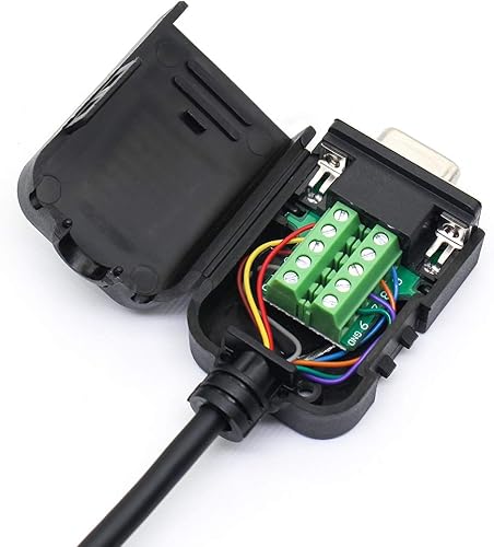 Miniatura 3 de 28 AWG 9C CMP Cable de datos RS232 de seguridad con doble blindaje CMP - 16 pies - Uso para adaptadores serie DB9