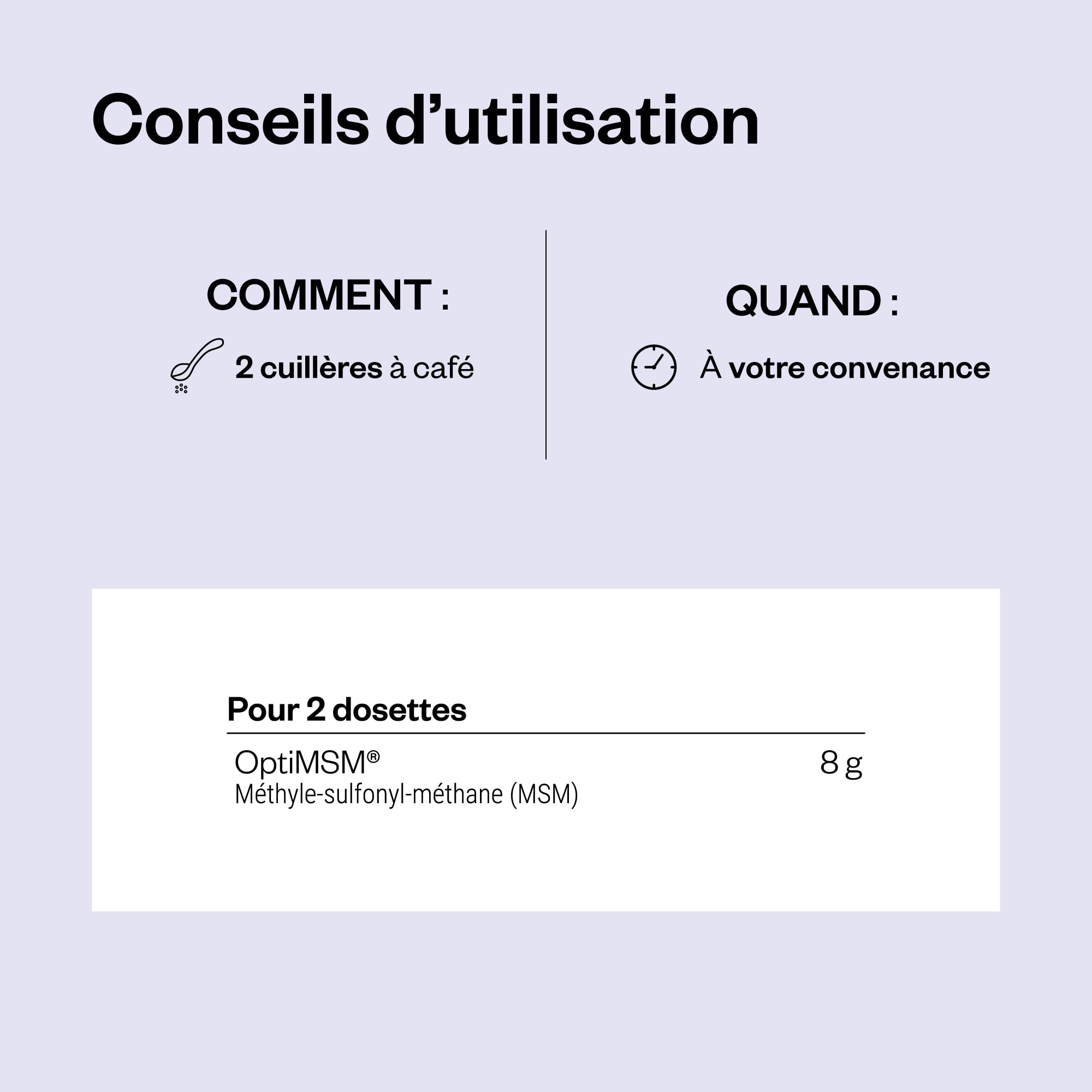 OptiMSM 200 G (Méthyle-sulfonyl-méthane) - Confort Articulaire - Aide à Atténuer les Douleurs Articulaires - Soufre Organique - Sans OGM - Vegan - Supersmart