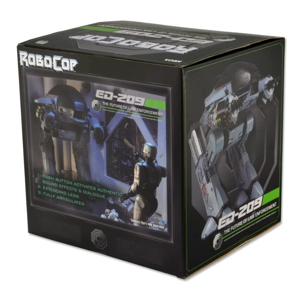 NECA 42055 Robocop ED-209 Fully Poseable Deluxe Action Figure with Sound, 25 cm