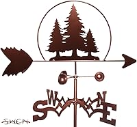 Vista 1 de SWEN Products Hecho a mano pino árbol vida silvestre poste plano veleta ~ nuevo ~