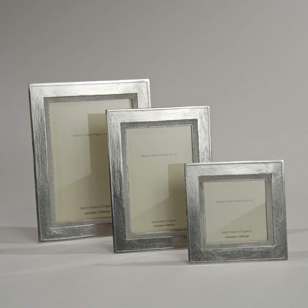 LANCASTER ＆ GIBBINGS BANTHAM M Bantham Pewter Photo Frame - Lancaster and Gibbings