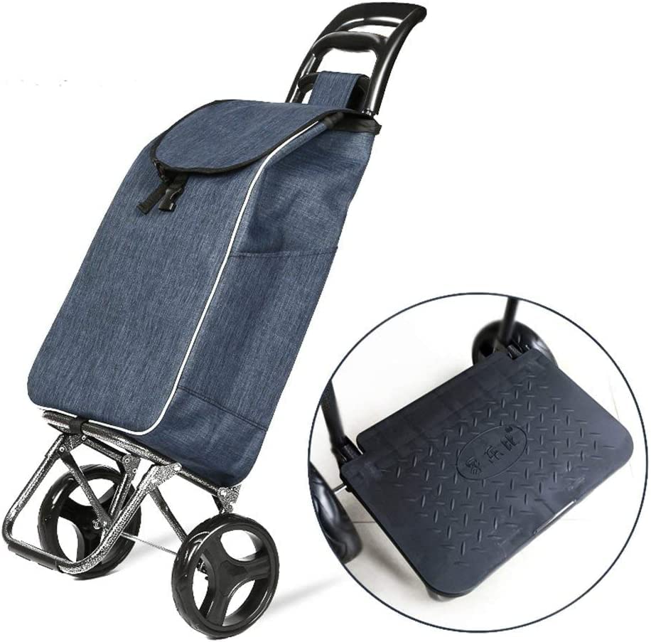 Einkaufstrolley Old Man Einkaufswagen Kaufen Sie Lebensmittel Kleiner Einkaufswagen Tragbarer Einkaufswagen Klappwagen… – Bild 3