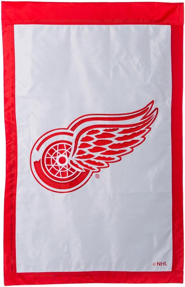 Team Sports America Detroit Red Wings House Flag - 28 x 44 Inches