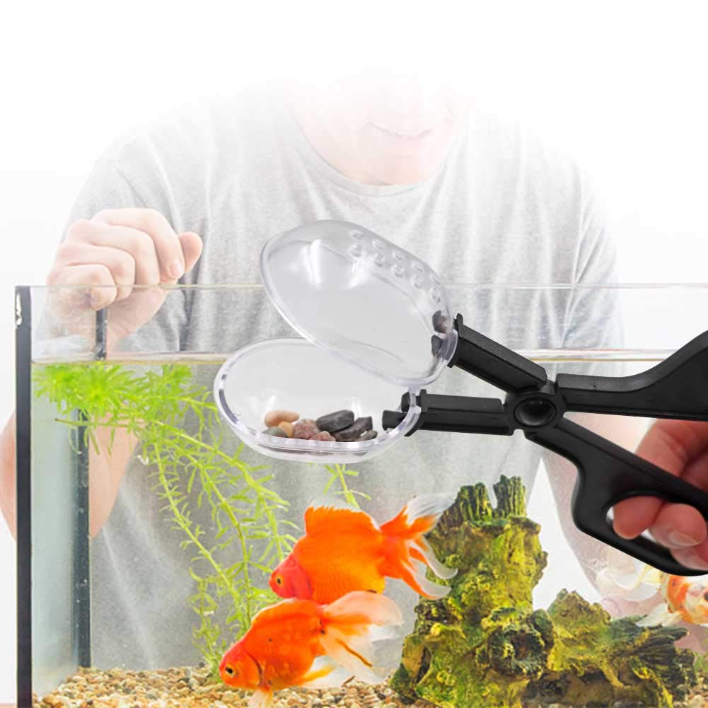 2 Stück Reptilienfütterungsklemme für Reptilien, Kotschaufel, Schaufel für Aquarien, Reinigungswerkzeuge für Reptilien, für Gecko, Eidechse, Bartdrache