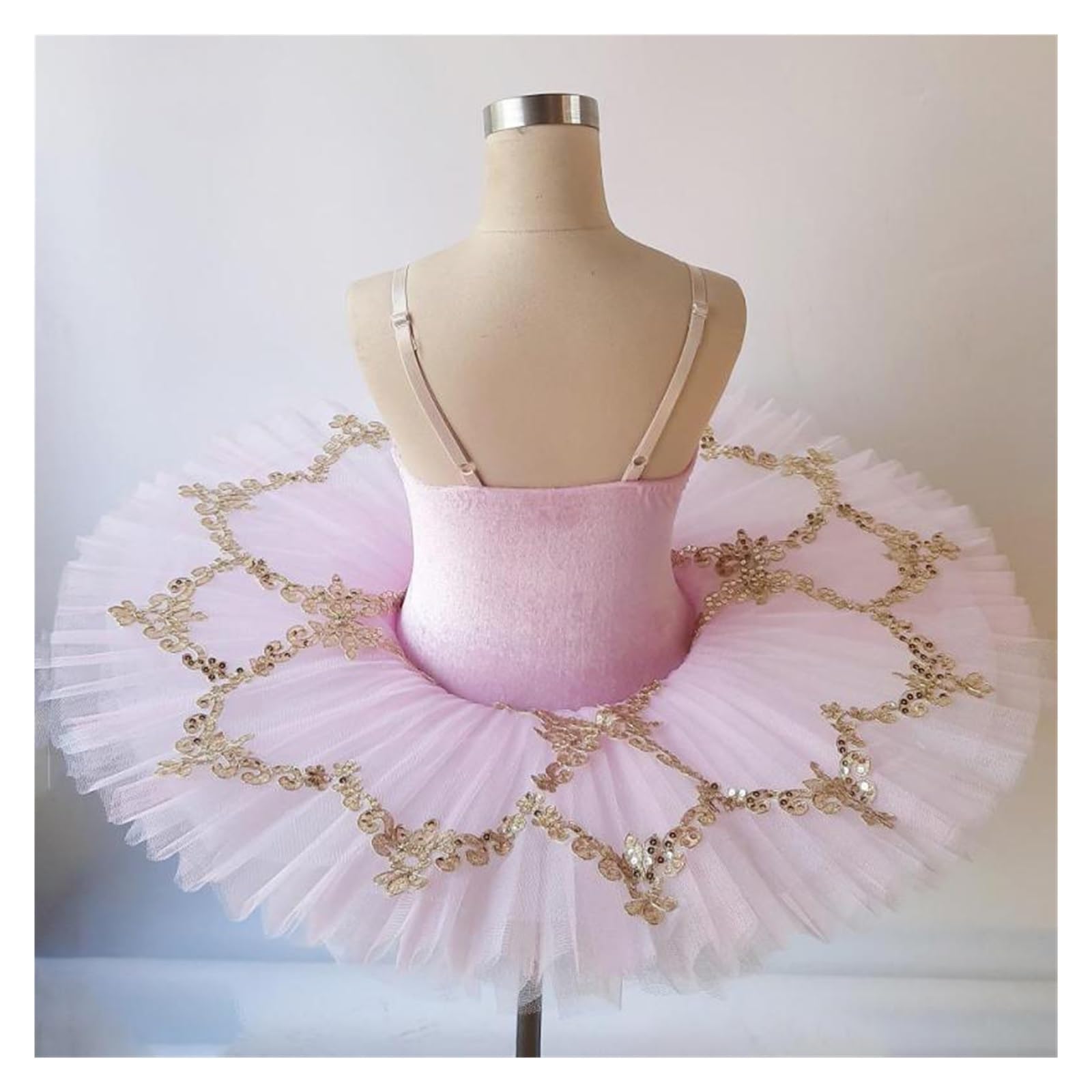 Robe Tutu Ballet Fille Robe de Ballet Rose for Filles, Tutu, Costumes de Danse de Ballet for Enfants, Robe de Ballerine, Robe de fête for Enfants sur scène de noël(Sky Blue,Height 110-120cm)