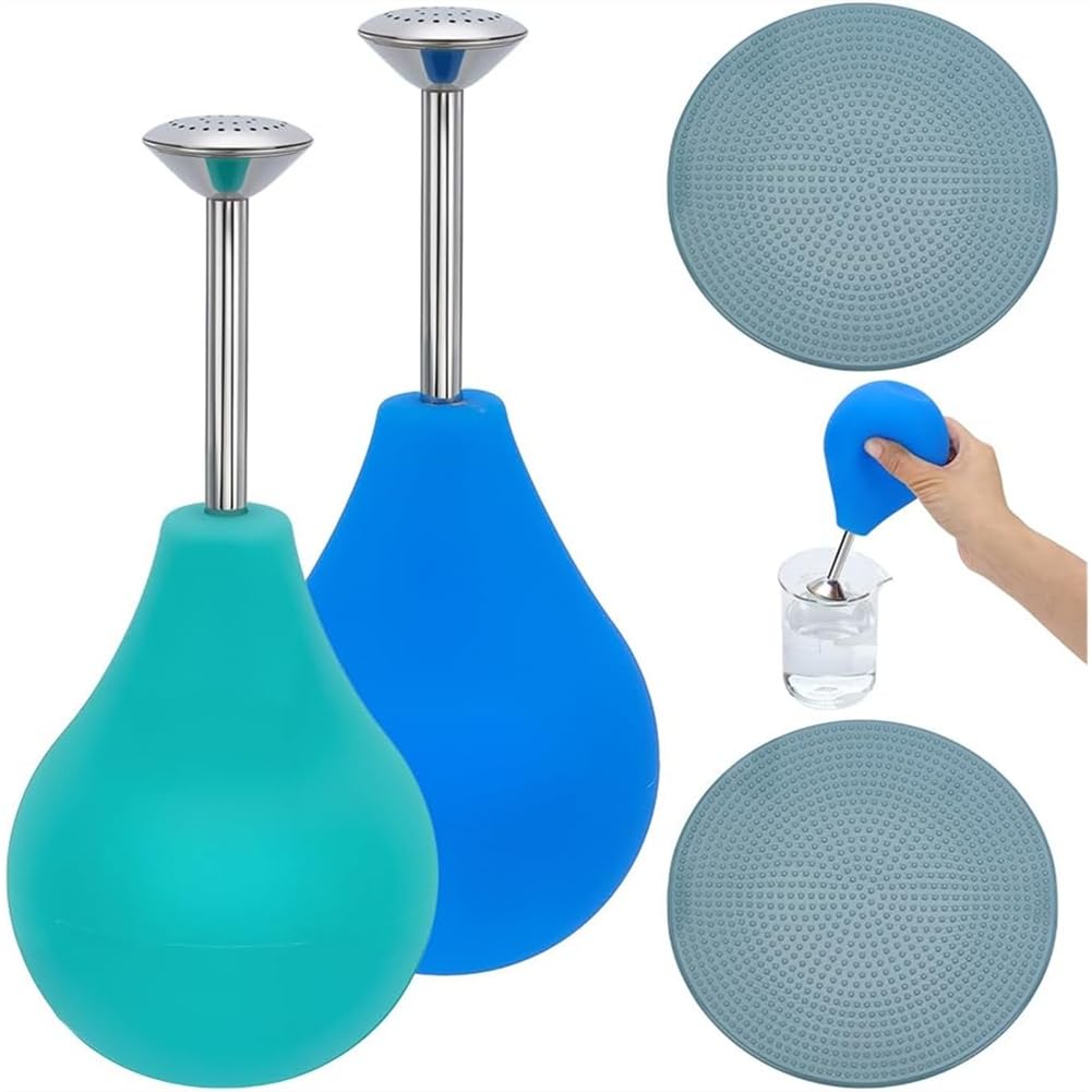 UDSKNV[KSL Wet Felting Tools- 4 Pieces Kit 2 Green Tools& Include 2 Ball Braze-Sprinklers, Ideal for Needle-Felting Projects