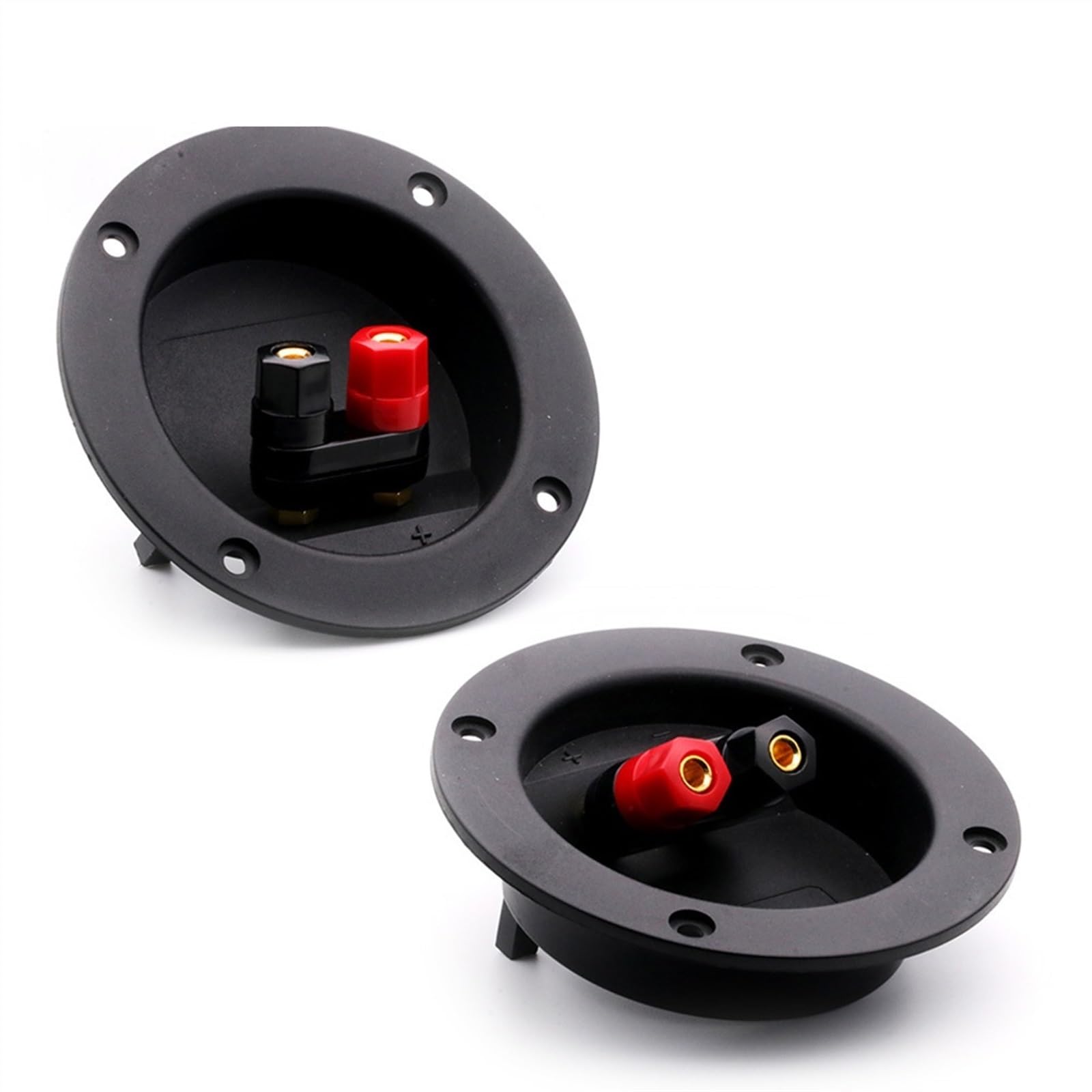 Fiches Banane Couple bornes Rouge Noir connecteur amplificateur Terminal Liaison Poste Banane Haut-Parleur Prise Jack