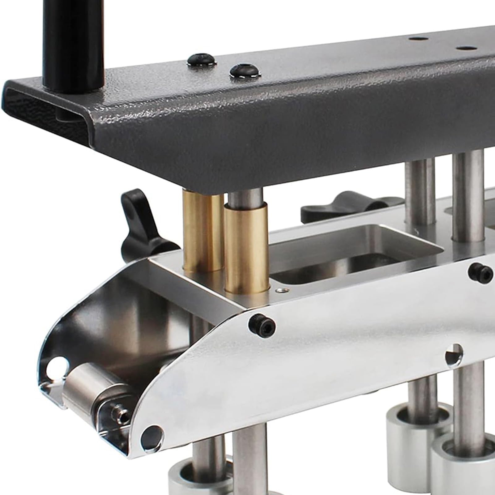 3 Station Roller Bender, 0-90 ° Angle de Flexion Rouleau de Tôle, Feuille de Métal Rouleau Bender pour 1/2 à 5 Pouces (13 à 130mm) de Flexion Matériaux de Toiture en Métal