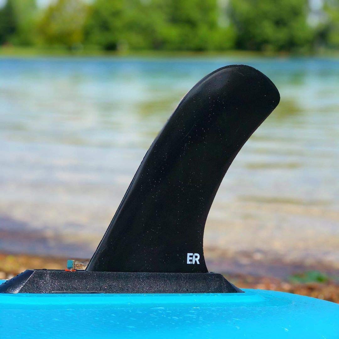 Eisbach Riders Pinna Flessibile Per SUP Quick-Lock – 4,7 Pollici, Per Fiume E Mare, Prodotta In Germania
