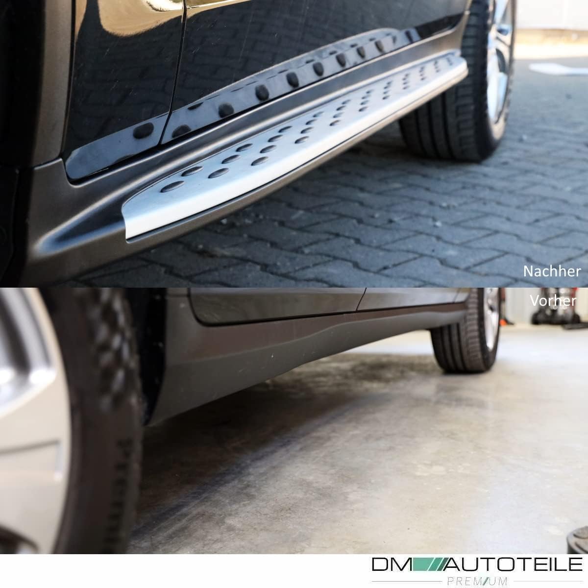 TaKesh 2 Pièces Jupes latérales Voiture, pour Mercedes GLC X253 + Coupe C253 2015-2019 Marchepieds Latéraux de Voiture Aluminium PéDales Anti-Collision