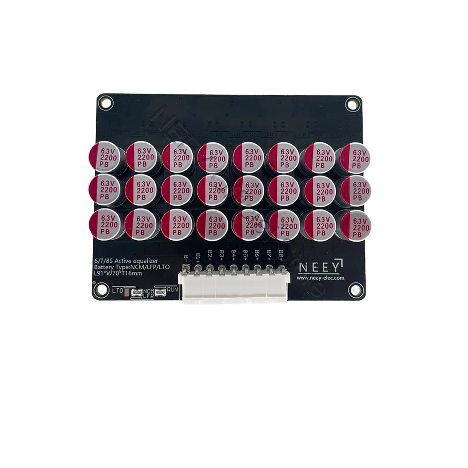 LDHJBNAC 5.5A 6S-8S Active Equalizer Balancer Cells Balancer Lifepo4 Lipo LTO Battery Energy Capacitor Lithium Pack Accessories