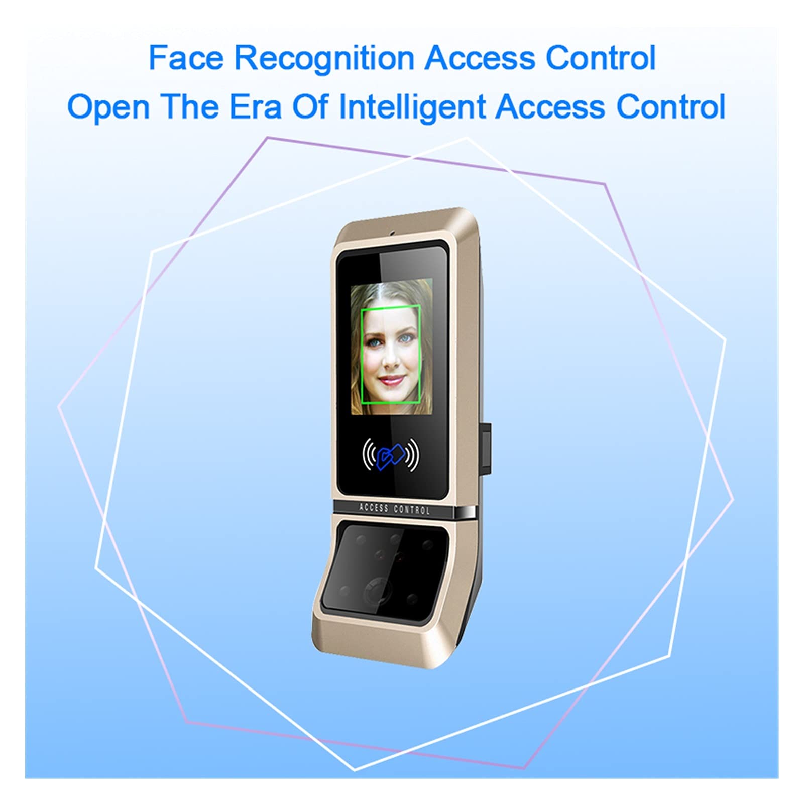 Orologio Marcatempo, Riconoscimento Facciale Biometrico, Controllo Presenze, Orologio Marcatempo TCP/Ip per Dipendenti, Lettore di Macchine per Aziende E Uffici