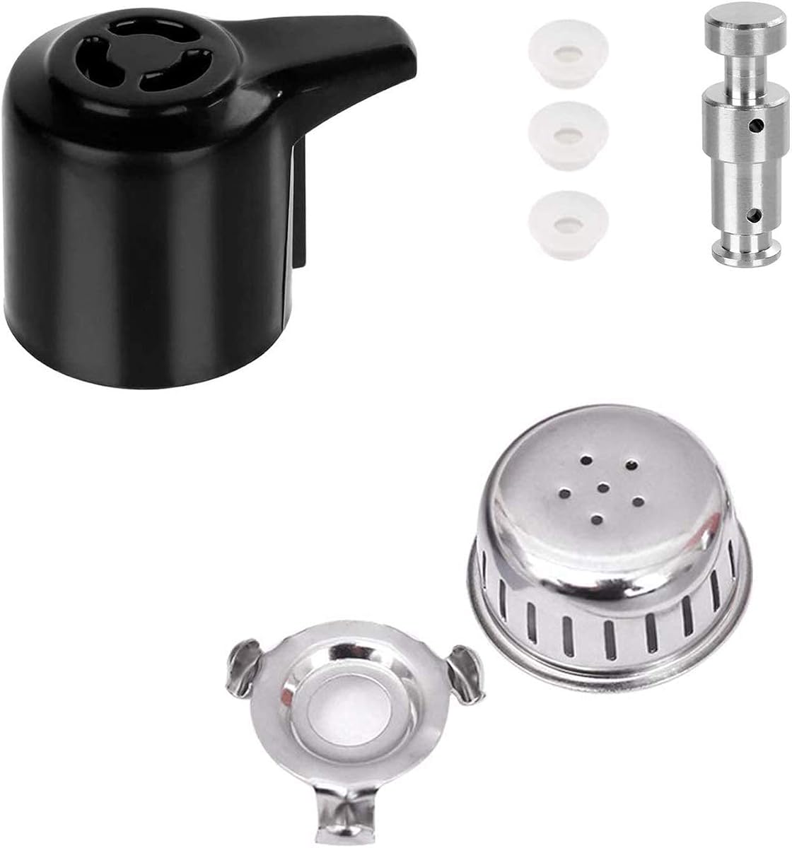 Mango de liberación de vapor, piezas de repuesto originales de válvula de flotador con 3 tapas de silicona para Instant Pot Duo/Duo Plus 3, 5, 6 Quart, Duo Mini 3 Qt, Duo50 5 Qt, Duo/Duo plus 60 6 Qt de ZYLONE