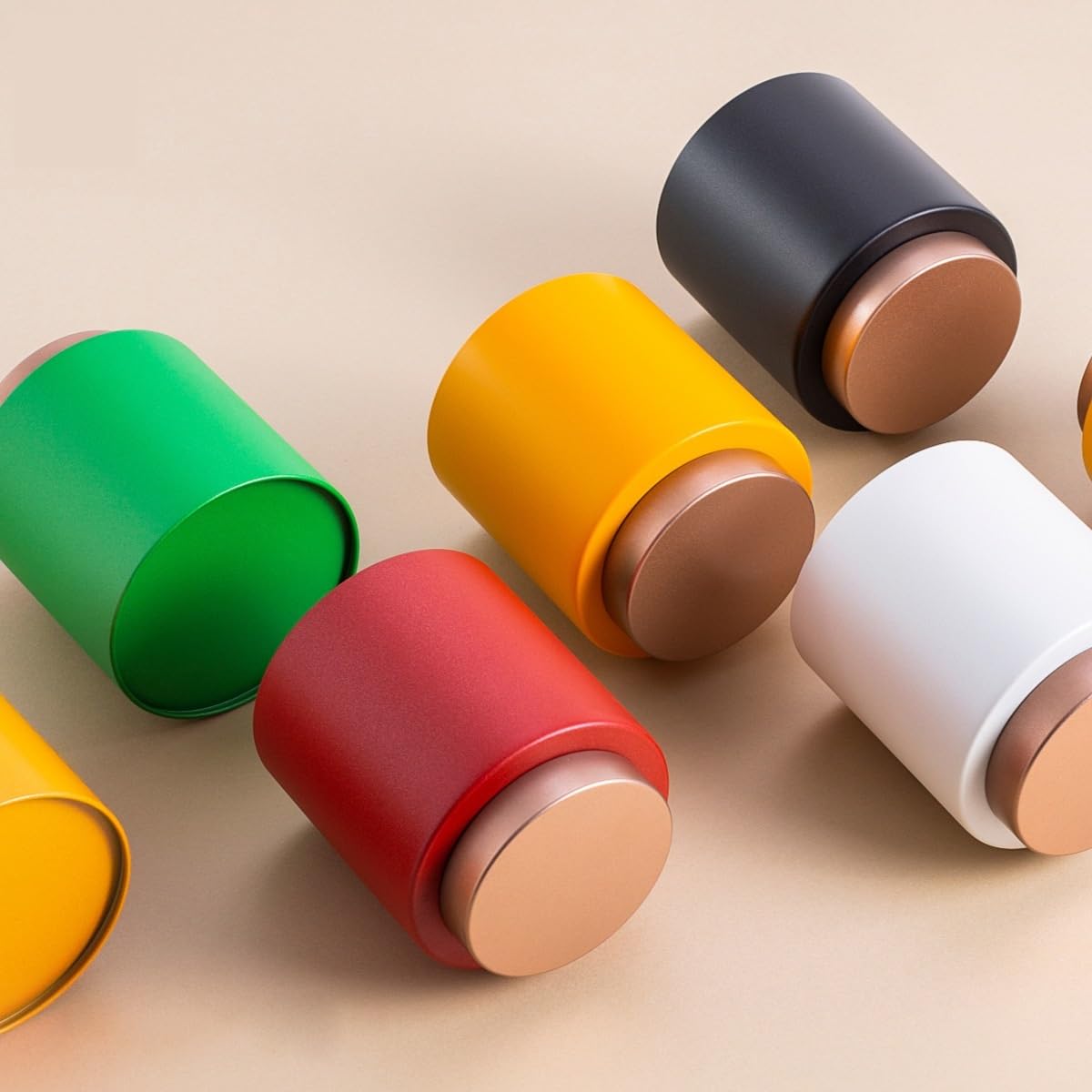 XYNSNDB Teedose, Großtee-Aufbewahrungsbehälter, Weißblechdosen, versiegelte Dosen, Leere Dosen, Küchengewürz-Aufbewahrungsdosen, Teeset, einzelne Dosen, Teedose (D, XL)