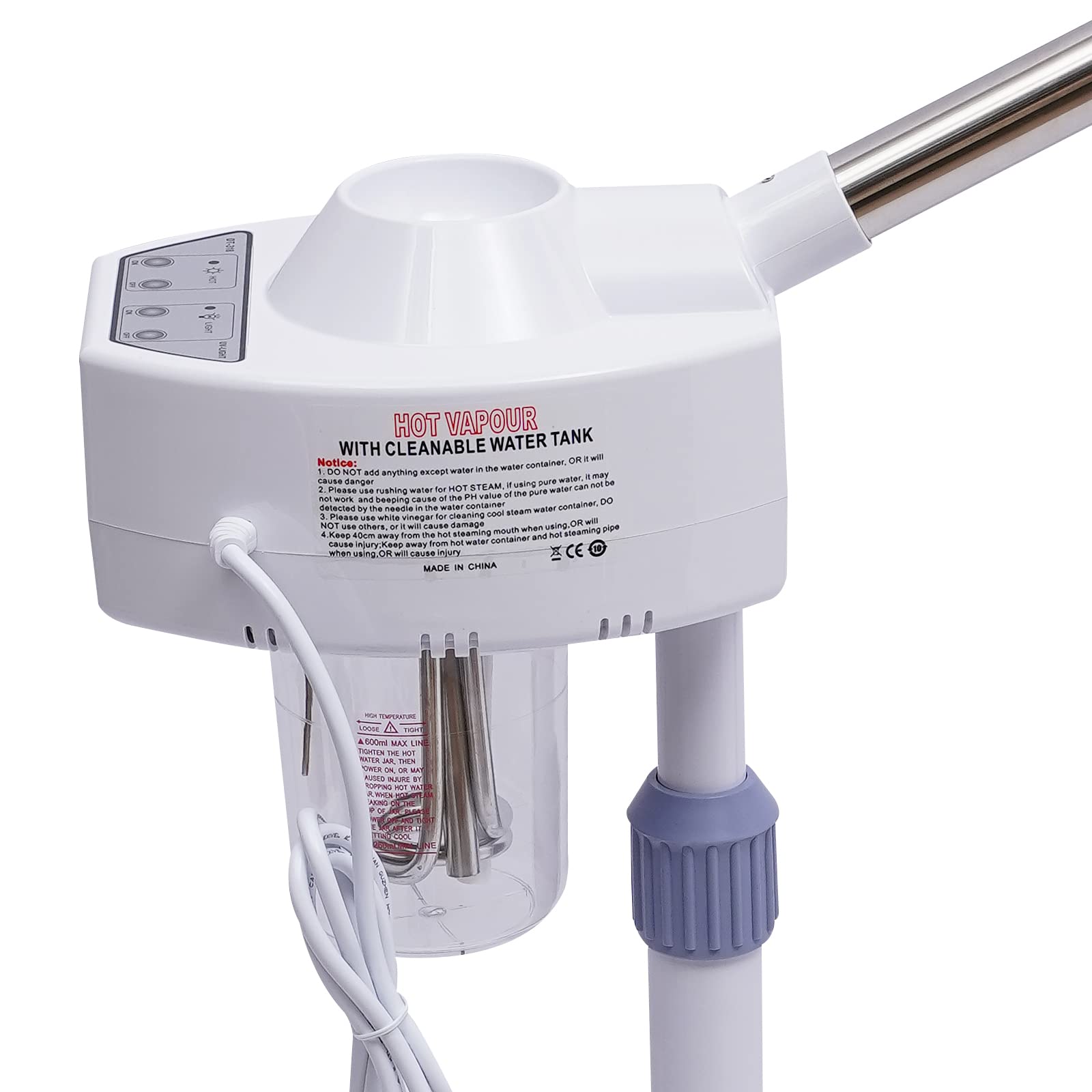 Vaporizador facial profesional Vapozon Ozono Vaporizador Vaporizador Facial Sauna Spa 750W para el salón o en casa