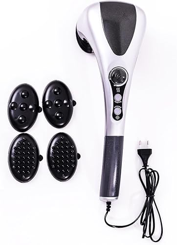 Miniatura 9 de Aliment Masajeador de mano para cuello y espalda, masajeador eléctrico de cuello y espalda, masajeador de impacto de tejido profundo, masajeador con