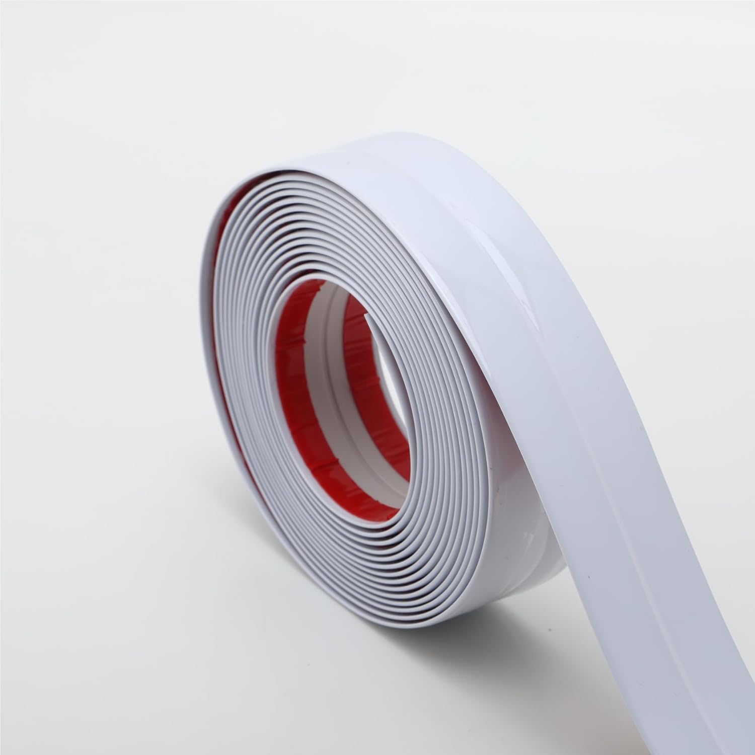 Zarani 3 Meter Golden Wall Molding Trim - Flexible PVC Wall Molding Trim & Corner Guards & Caulk Strip, Apply in Table Edge Door Frame Baseboard (White)