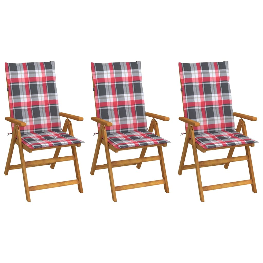 Chaise de terrasse en acacia pliable pour savourer vos moments au balcon ou au jardin