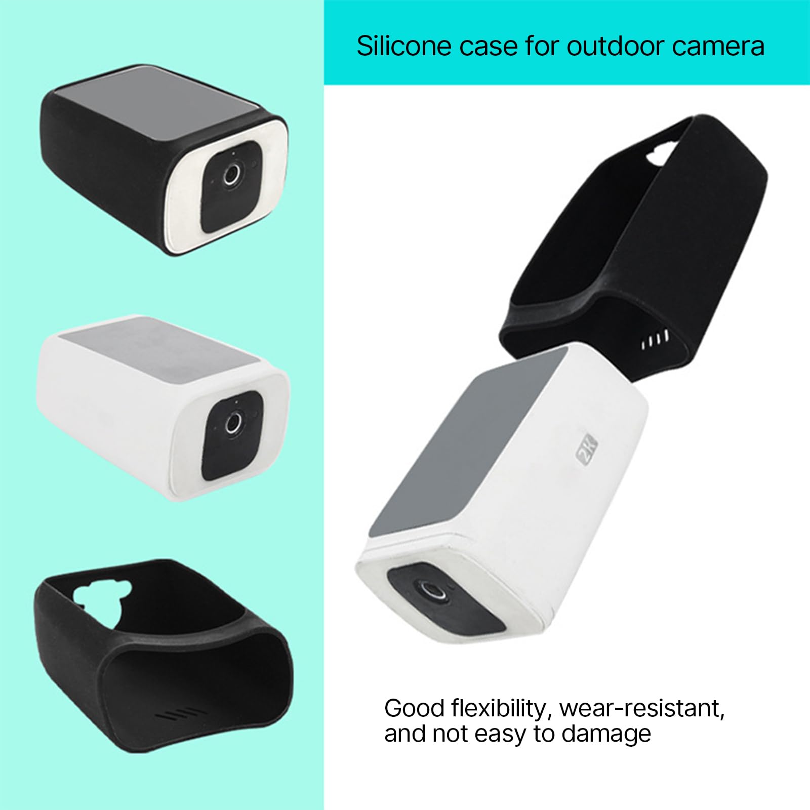 QERPON Outdoor Camera Protective Protections Sleeve Protectors Case for Rain and