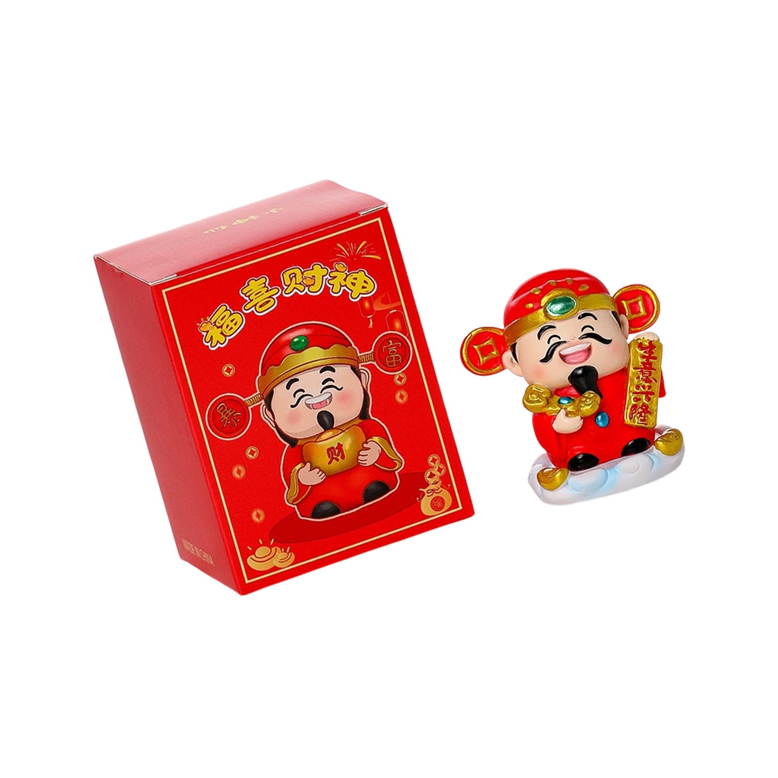 Osniyaw D Resins, Go Of Wealth Of Happiness, Figures, Cai Shen Statues, Fengshui Ornament For Home Offices, Esktop Ecorations Of Wealth Of Wealth, Caishen Figures, Sculptures