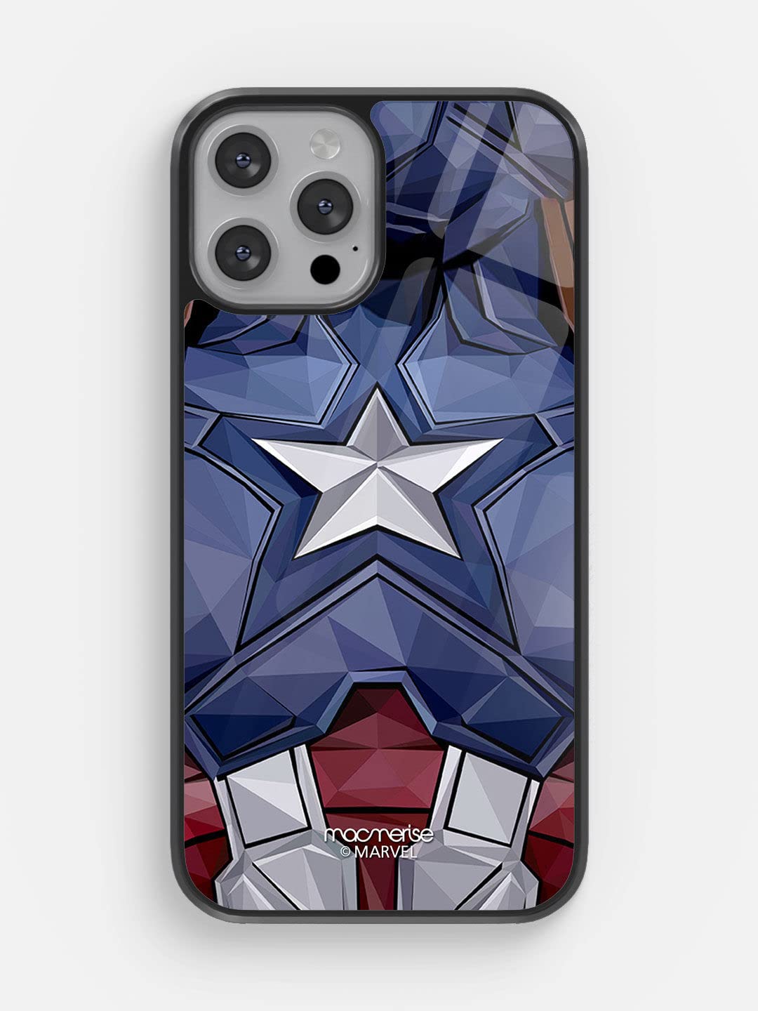 Macmerise Phone Case | Compatible with iPhone 12 Pro Max Back Cover Case | Design Captain America Vintage Suit | 360 Degree Protective Mobile Cover | iPhone 12 Pro Max Phone with Camera Protection