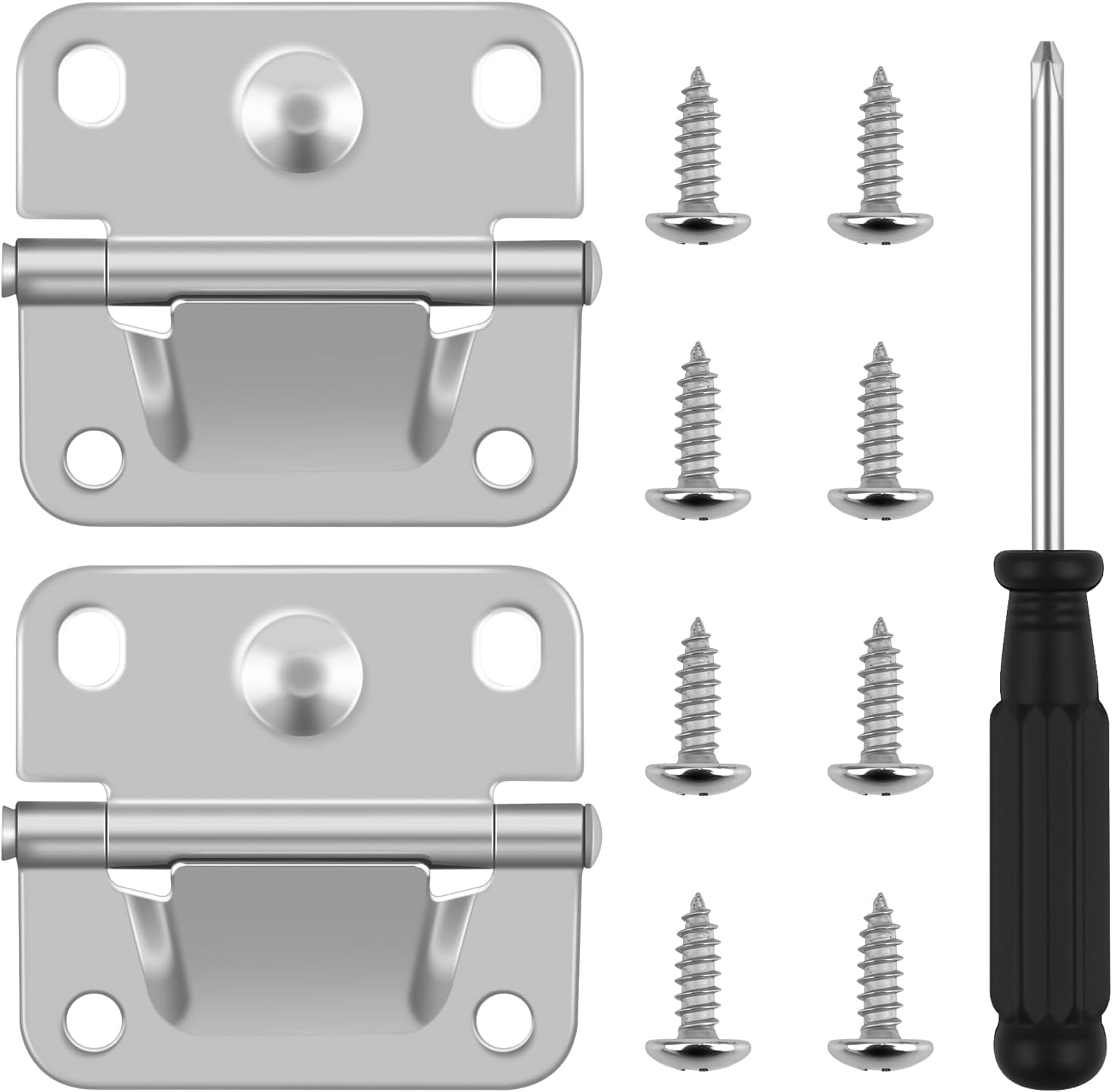 Cooler Stainless Steel Hinge Replacement for Coleman, Camping Coolers Accessories Compatible with Ice Chest Stainless Steel Hinges Replacement 5235 5250 5286b 6262 6270