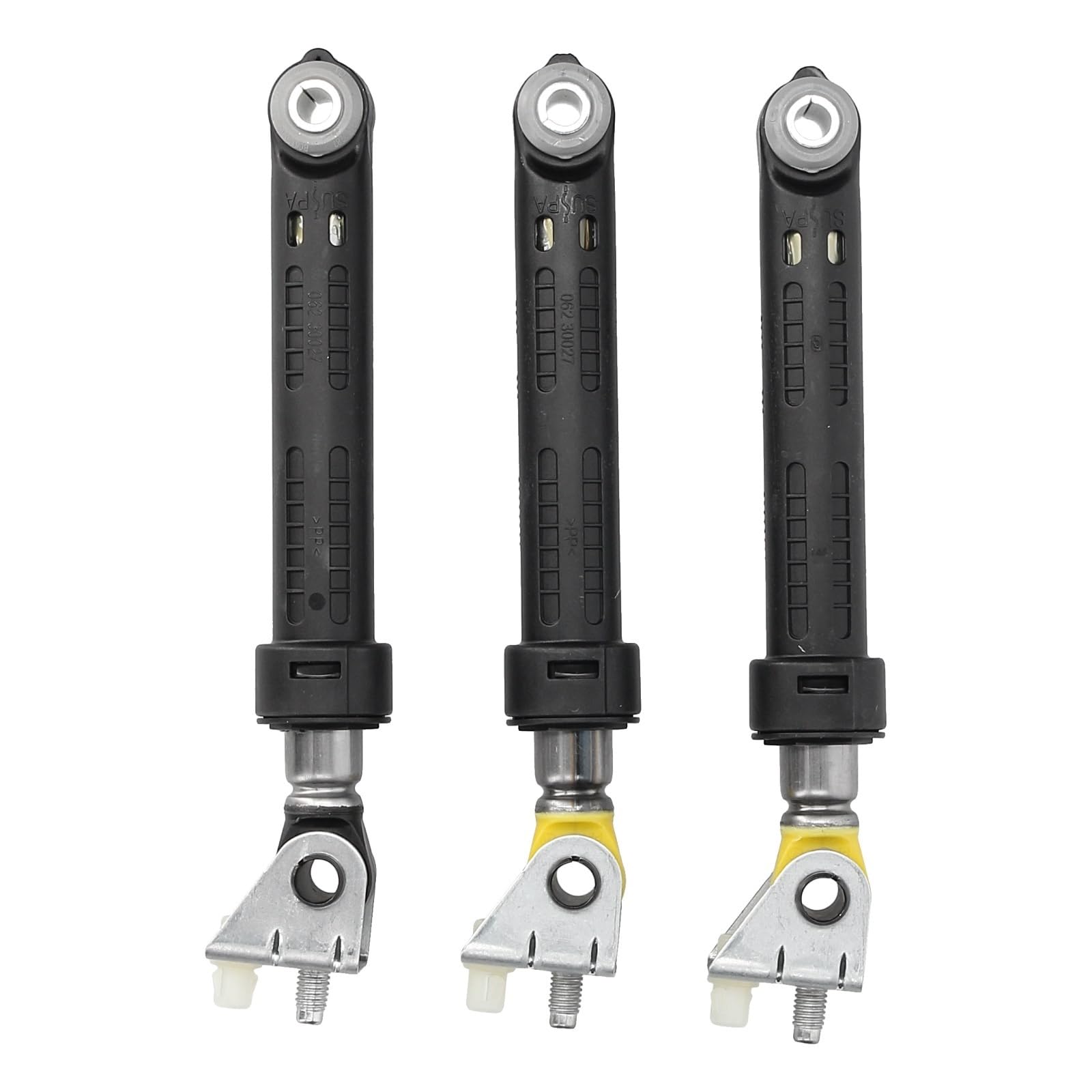LUTH Premium Profi Parts Stoßdämpfer Set 120N (3 Stück) kompatibel mit Miele 09850882 09850881 09850880 09812250 SUSPA 11963320 Waschmaschine Bottichdämpfer Trommeldämpfer Reibungsdämpfer