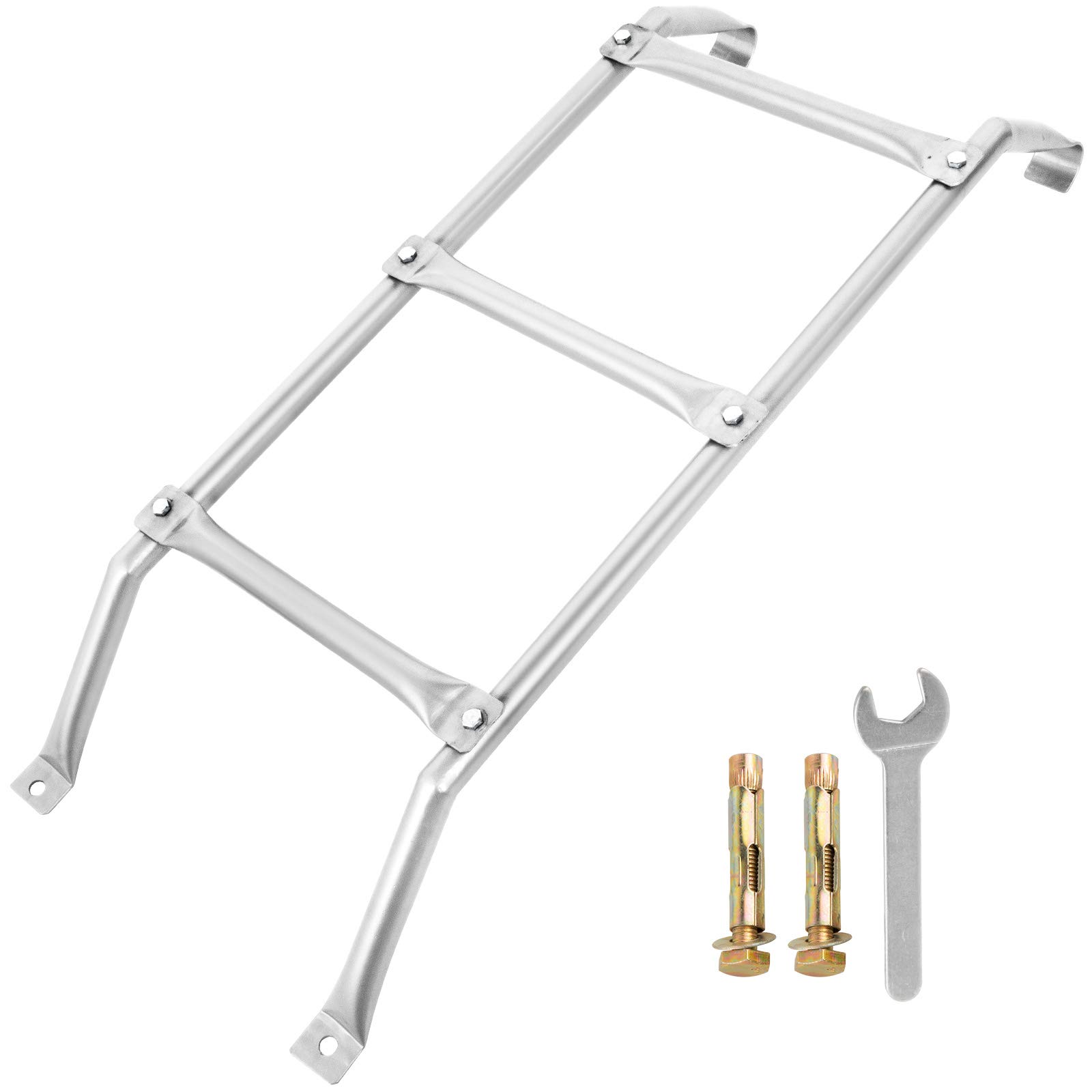 HappybuyEgress Ladder Basement 4 Steps Basement Egress Egress Window Ladder Loft Ladder Window Well Ladder Attic Ladder Parts Escape Ladder Emergency Window Ladder Egress Well Egress Windows