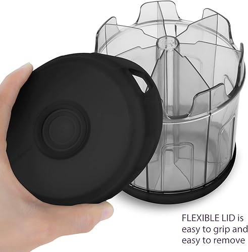 Miniatura 9 de Organizador de suplementos extra grande organizador de vitaminas con 7 compartimentos grandes XL tapa suave de poliuretano termoplástico fácil de