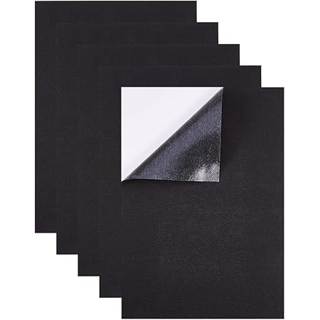 4x Selbstklebende Schaumstoffplatten 100x100x20mm - Moosgummi Für Möbel Und DIY