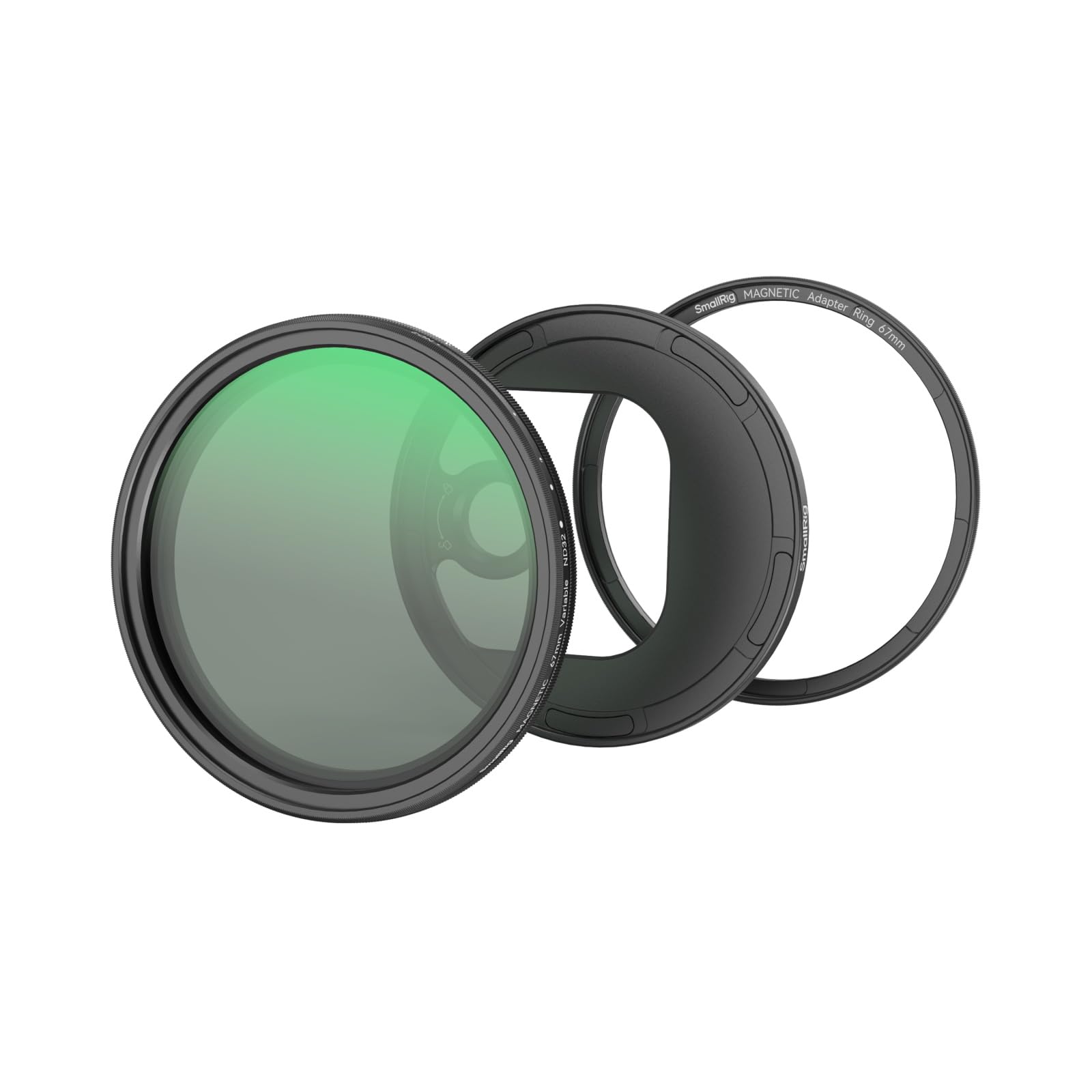 Amazon | SmallRig 67mm 磁気 VND フィルターキット ND2-ND32 (1-5 
